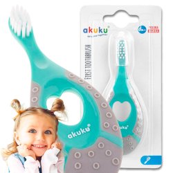 Brnetandbrste 0-2 r AKUKU First Toothbrush