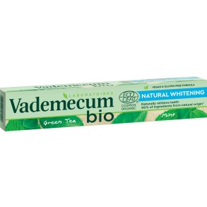 kologisk Tandpasta VADEMECUM Bio Natural Whitening 75 ml
