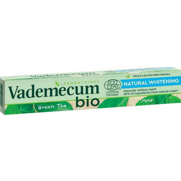 kologisk Tandpasta VADEMECUM Bio Natural Whitening 75 ml