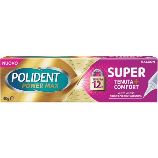 Proteselim POLIDENT Power Max Strong Hold &amp; Comfort 40g