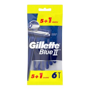 GILLETTE Blue II Engangsskrabere 6 stk.