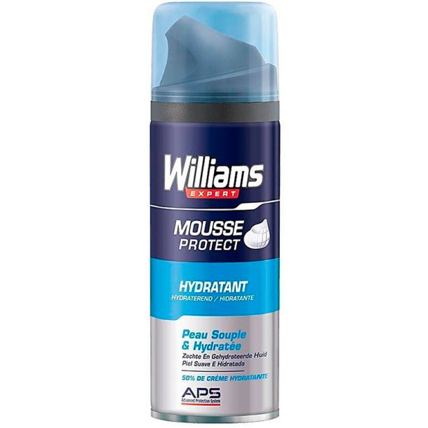 WILLIAMS EXPERT Rakskum Mousse Protect Hydratant 200 ml
