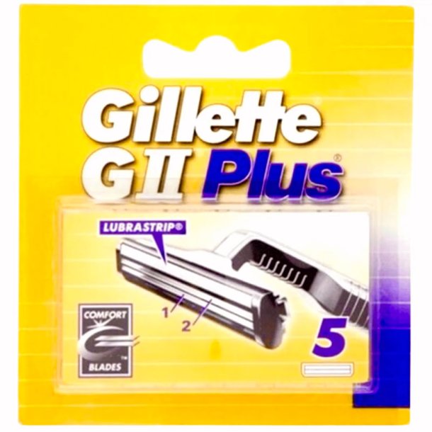 GILLETTE Barberblad GII Plus 5 stk.