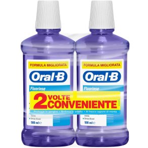ORAL-B Mundskyld 2 x Fluorinse Alkoholfri 500 ml.