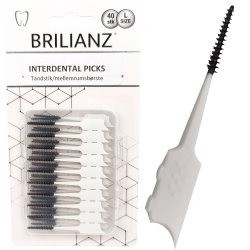 Soft Rubber Toothpicks BRILLIANZ Interdental LARGE