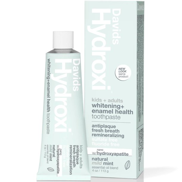 Davids Hydroxyapatite Tandkrm Natural Enamel Health Mild Mint 113g