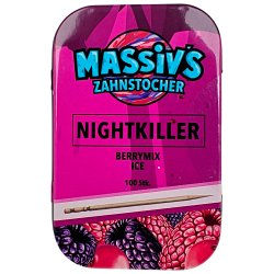 Tandstikker Med Smag WUNDER Massivs Berrymix Ice 100 stk.