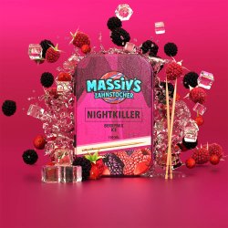 Tandstikker Med Smag WUNDER Massivs Berrymix Ice 100 stk.