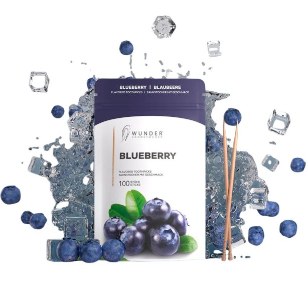 Wunder Toothpicks Flavored Blueberry Refill