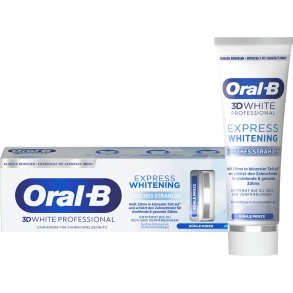 Tandblegning Tandpasta ORAL-B 3D White 3D White Professional Express Fresh Glow 75 ml