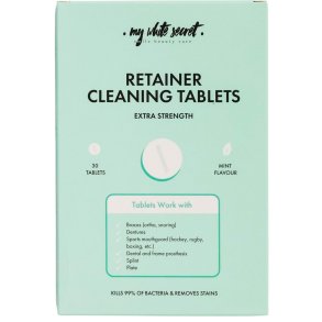 Rensetabletter til Bjler & Bideskinner MY WHITE SECRET Retainer Cleaning Tablets 30 stk.