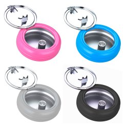 Pocket askebeger Champ Round Aluminium