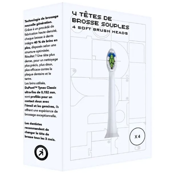 Borsthuvuden till LEBON High Technology El-tandborste 4 st.