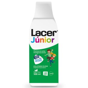 Xylitol Munvatten fr Barn LACER Junior Daily Mint 500 ml