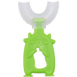 Barnetannbrste U-formet Silikonbrste 2-4 r Animal