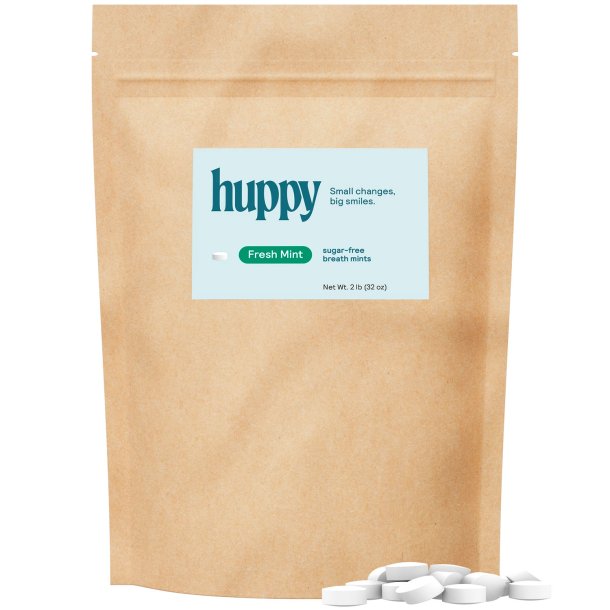 Xylitol Pastiller 1800 stk. HUPPY Breath Mints 30oz