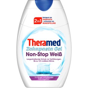 THERAMED Non-Stop White 2in1 � Zahnpasta + Munddusche in einem
