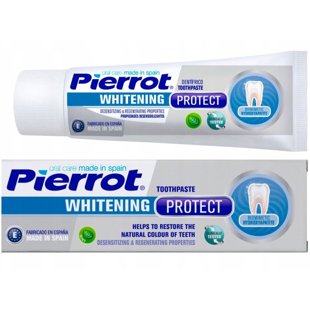 Hydroxyapatit Whitening Tannpasta PIERROT Protect 75 ml