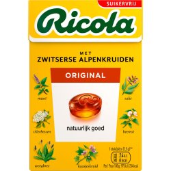 Ricola Original Sokerittomat yrttikarkit 50g