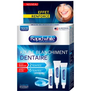 Hampaiden valkaisusetti RAPID WHITE Power Set - Hampaiden valkaisu kotona ilman peroksidia