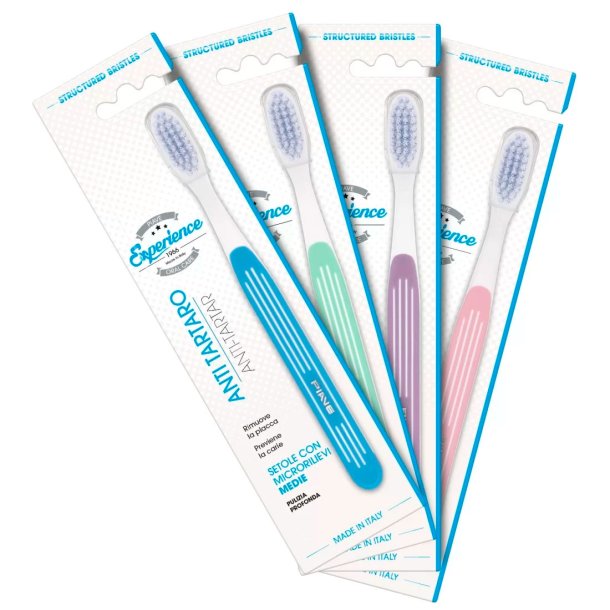 PIAVE Experience Experience Anti-Tartar � Tandborste med strukturerade borststr�n (medium) 1 st.