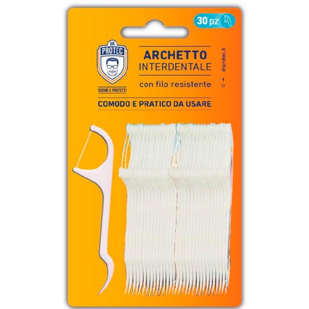 Tandtr�d uden PFAS - Dr. Protec Interdental Arch Tandtr�dsb�jler 30 stk.