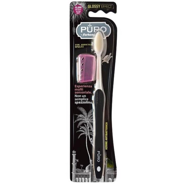 Whitening Tandb�rste med bl�de b�rsteh�r P�RO by Forhans � Glossy Effect