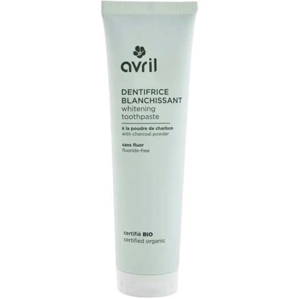 Ekologisk Whitening Tandkr�m AVRIL Charcoal 75 ml.