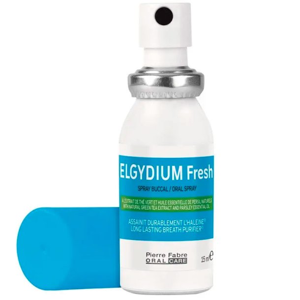 Xylitol Munvatten ELGYDIUM Fresh Oral Spray 15 ml.