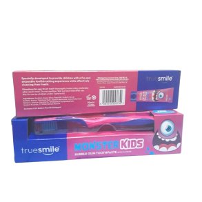 B�rnetandpasta TRUESMILE Monster Kids Bubblegum 75ml +  Tandb�rste
