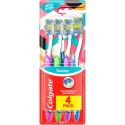 COLGATE Tandb�rster 4 stk. Twister Design Edition Soft