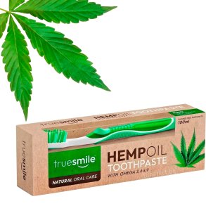 TRUESMILE Hemp Oil Tandpasta 100ml + Tandb�rste
