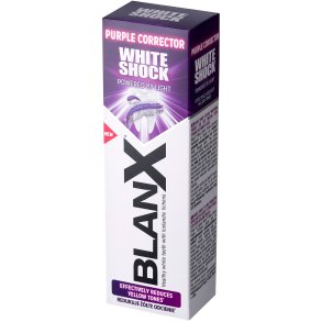 Tandblegning Tandpasta BLANX White Shock Purple Corrector 75 ml