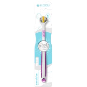 3-sidet Tandb�rste SETABLU Sensitive Oral Care Premium 3-Zone Medium
