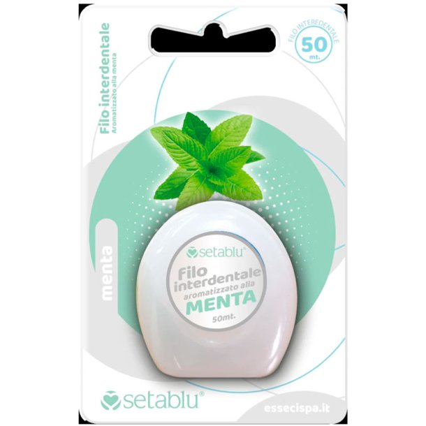  SETABLU Tandtr�d Mint 50 mtr. PFAS-fri