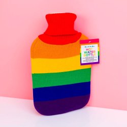 W�rmflasche Regenbogenfarbener Bezug Out Of The Blue 2 Liter