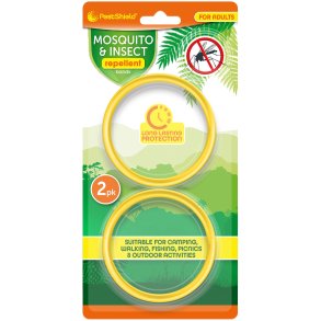 Mygge Armb�nd PESTSHIELD Mosquito & Insect Citronella Bands 2 stk.
