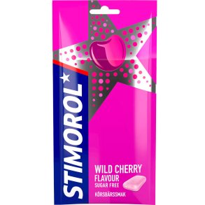 STIMOROL Kaugummi Wild Cherry Zuckerfrei 30g