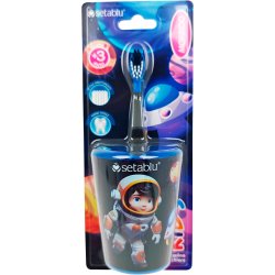 Kinderzahnb�rste + Zahnbecher SETABLU Kids 3 Jahre/+