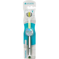 3-seitige Zahnb�rste SETABLU Sensitive Oral Care Premium 3-Zone Medium