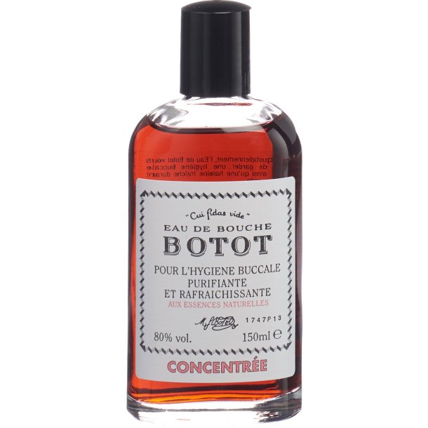 Koncentreret fransk mundskyl med naturlige essenser BOTOT 150 ml