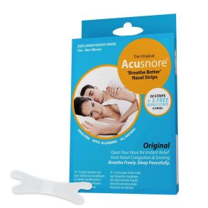 Snorkeplastre ACUSNORE Breathe Better Nasal Strips 30 stk.