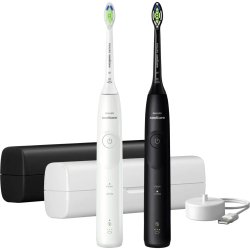 Philips Sonicare 5500 DUO El-tandborstar inkl. Resefodral Black/White