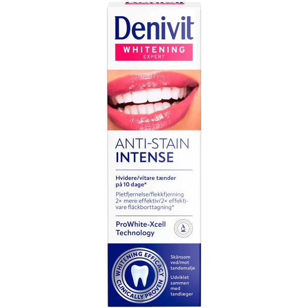 DENIVIT Whitening Expert Anti-Stain Intense Tandpasta 50 ml