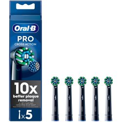 Oral-B PRO CrossAction Borsthuvuden BLACK 5 st.