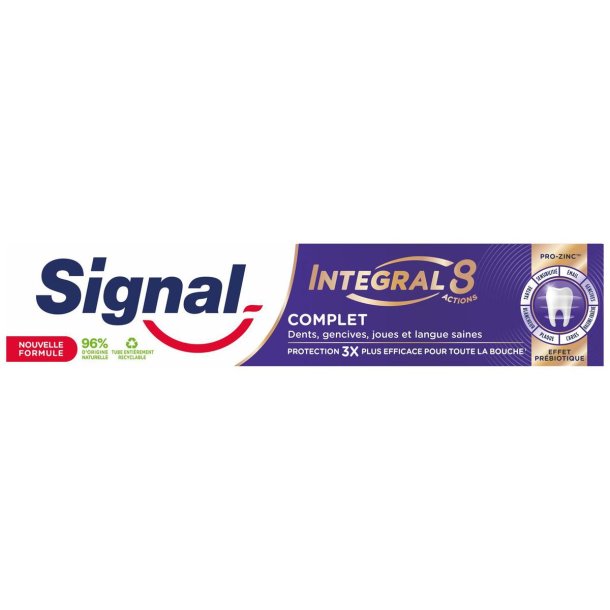 SIGNAL Integral 8 Complete Prebiotic Effect Tandkr�m 75 ml. � prebiotisk munv�rd i balans
