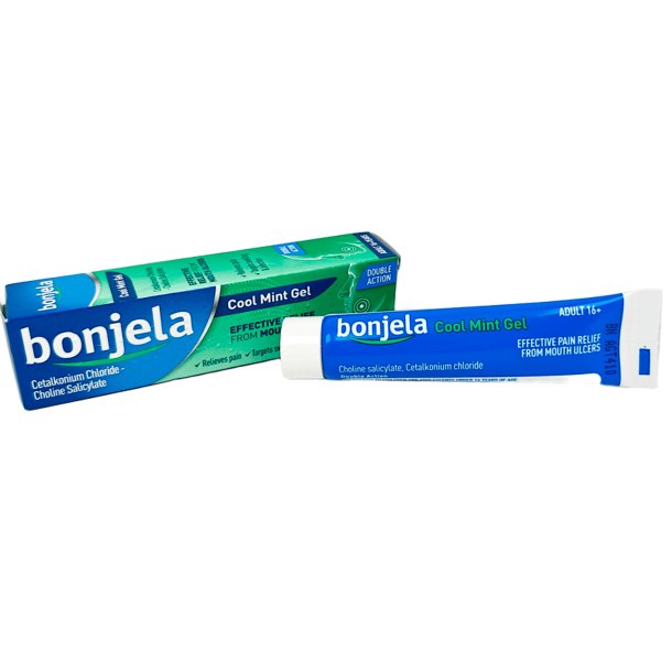 BONJELA Cool Adult Mint Gel 15g - m�lrettet lindring ved munns�r og irritasjon i munnen