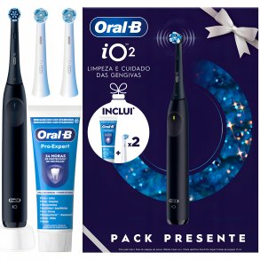 ORAL-B iO Series 2 Elektrisk tannb�rste + Tandpasta & 2 Ekstra B�rstehoder