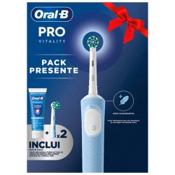 Oral-B Vitality PRO El-tandborste + Tandkr�m och 2 Extra Borsthuvuden