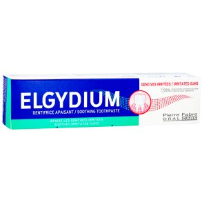 Beroligende tandpasta til irriteret og f�lsomt tandk�d ELGYDIUM Soothing 75 ml